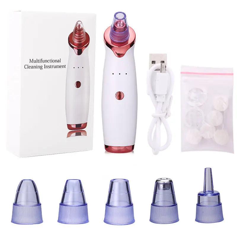 Blackhead Remover Instrument Black Dot Remover Acne Vacuum Suction Face Clean Black Head Pore Cleaning Beauty Skin Care Tool Versatileandeasy