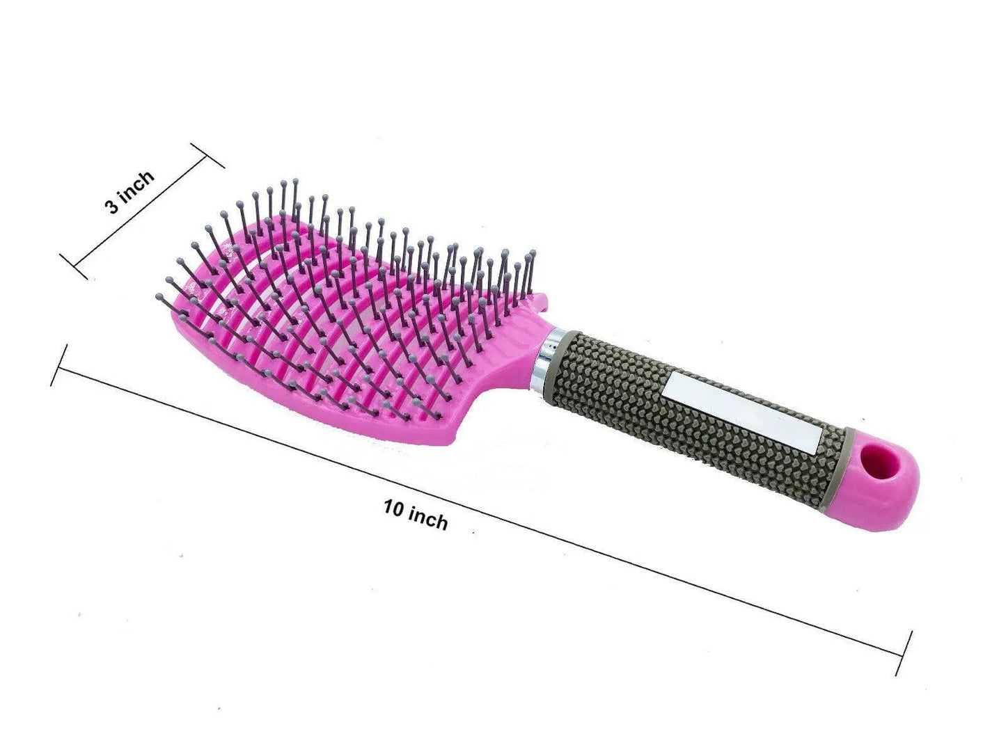 Hair Scalp Massage Brush Anti Static Curved Vented Styling Detangling Brushes Hair Scalp Massage Comb Hairbrush Bristle Nylon Women Wet Curly Detangle Hair Brush For Salon Hairdressing Styling Tools Doba