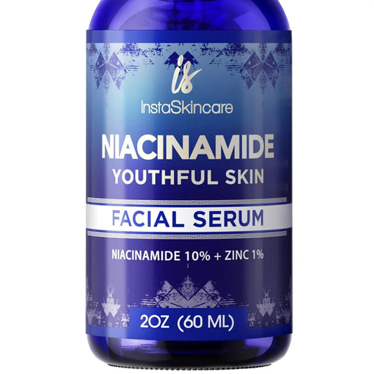 DOUBLE SIZED 2 Oz Niacinamide Serum for Face 10% with Zinc 1% Vitamin B3 Facial Serum Brightening Serum for Acne Pore Minimizer and Dark Spot Remover Doba