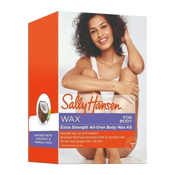 Sally Hansen Extra Strength All-Over Body Wax Hair Removal Kit, 1 Count, 8 Fl Oz, Salon Results, Long Lasting Doba