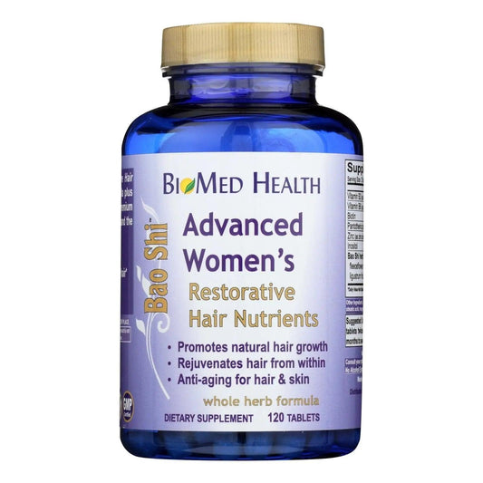 Biomed Health Advanced Women's Bao Shi Restorative Hair Nutrients - 120 Caplets Doba