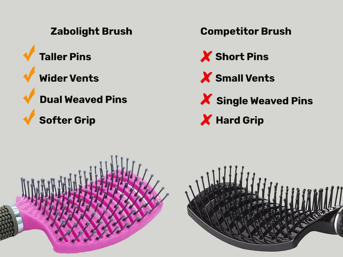 Hair Scalp Massage Brush Anti Static Curved Vented Styling Detangling Brushes Hair Scalp Massage Comb Hairbrush Bristle Nylon Women Wet Curly Detangle Hair Brush For Salon Hairdressing Styling Tools Doba