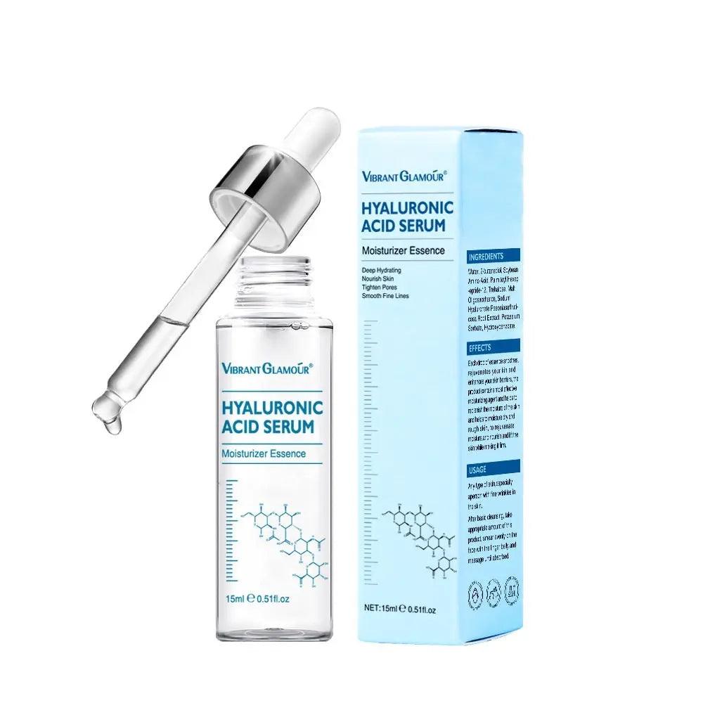 Hyaluronic Acid Face Serum Anti-Aging Shrink Pore Whitening Moisturizing Face Cream Dry Skin Care - Versatileandeasy